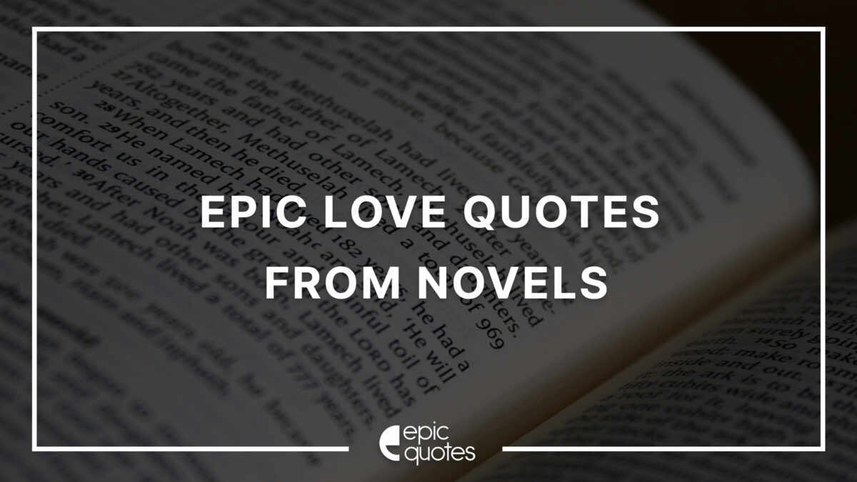 Love Quotes From Novels