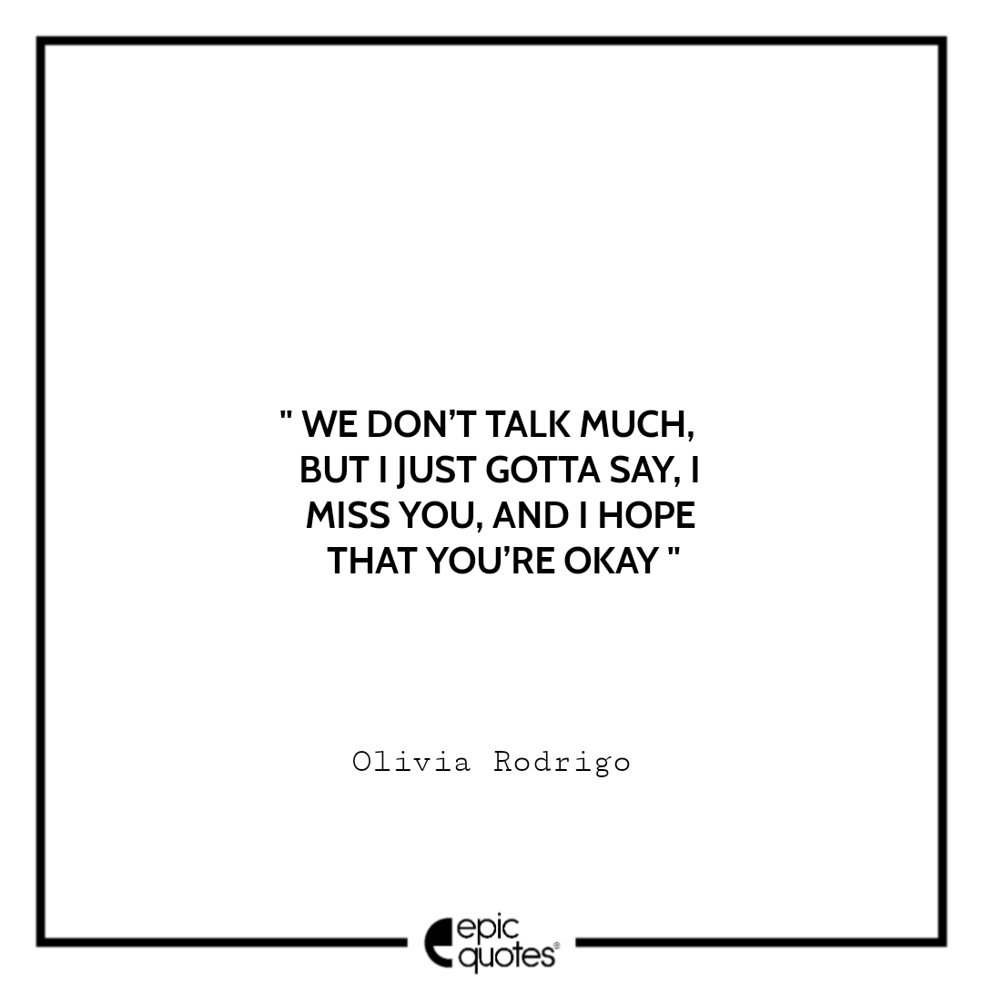 Olivia Rodrigo Quotes