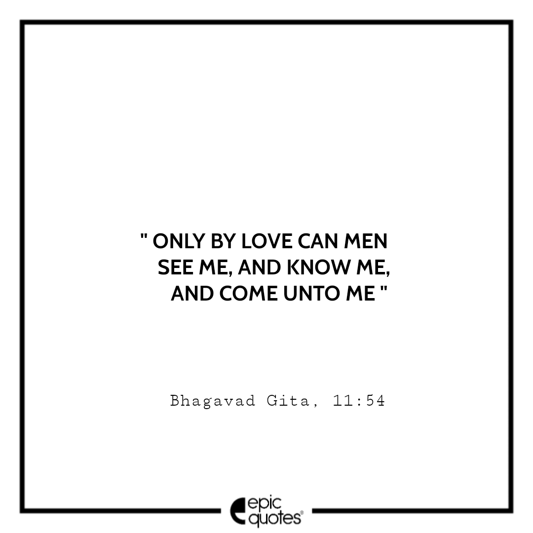 bhagavad gita quotes on love